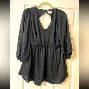 Isabel maternity silky black maternity top